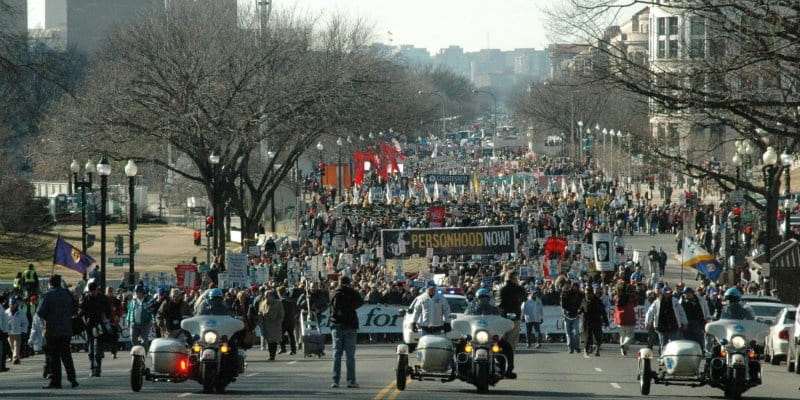 Pro-Life Advocates Flood the National Mall for the Annual March for Life
